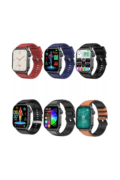Angelo Watches SMARTWATCH BĂRBĂTESC CEAS MONITORIZARE CARDIOLOGICĂ APELURI Te...