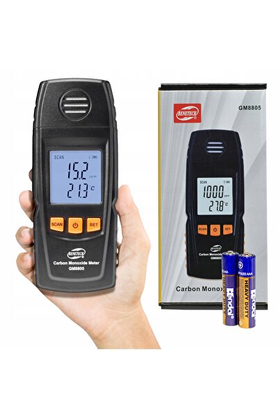Benetech DETECTOR SENZOR CO 1000PPM CONTOR MONOXID DE CARBON AFIȘAJ LCD ALARM...