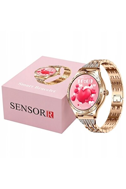 SENSORR SMARTWATCH AURIU FEMEI APELURI MONITORIZARE Tensiune arterială MONITO...
