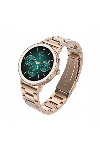 GARETT Smartwatch Grace auriu roz AMOLED 1,19″ IP68 Bluetooth