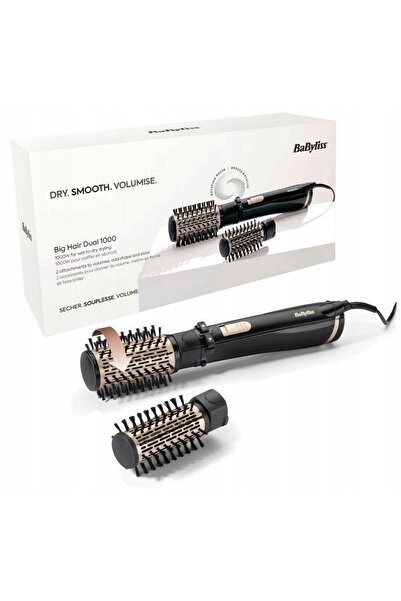 BaByliss Pro BABYLISS Uscător de păr rotativ ionic pentru coafare cu 2 perii