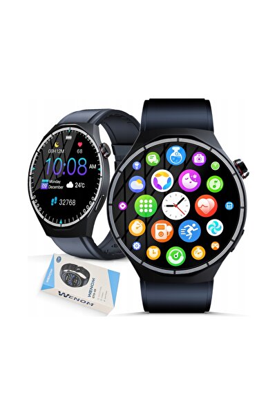 WENOM Smartwatch GTS-49 AMOLED rezistent la apă sport ECG apeluri PL negru