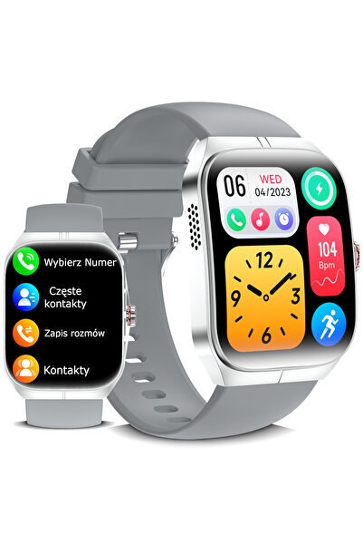 WENOM Smartwatch AMOLED NFC Bluetooth Sportiv, Rezistent la apă, Ceas cu meni...