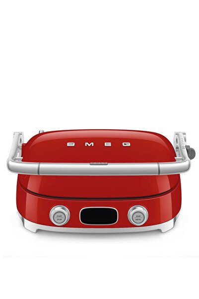 SMEG 50's Style Retro Kırmızı Waffle & Grill ve Tost Makinesi
