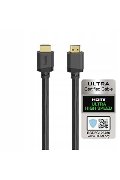 Hama Cablu HDMI 2.1 Ultra High Speed 7680x4320 8K 2m eARC certificat