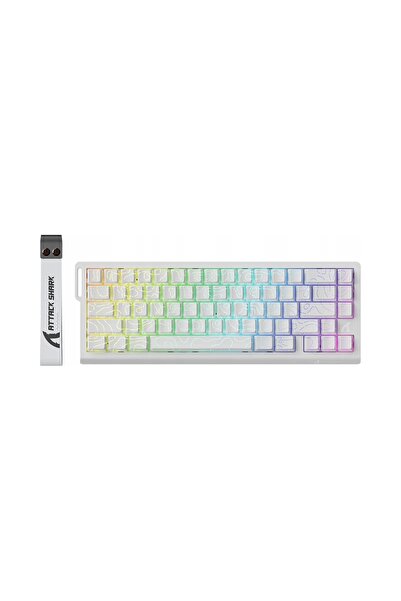 Attack Shark X68 HE 70% RGB Tastatură cu switch-uri magnetice + Curea