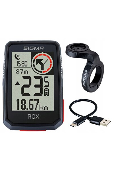 Sigma Sport Sigma Rox 2.0 Negru Set de montare superioară Ciclocomputer GPS