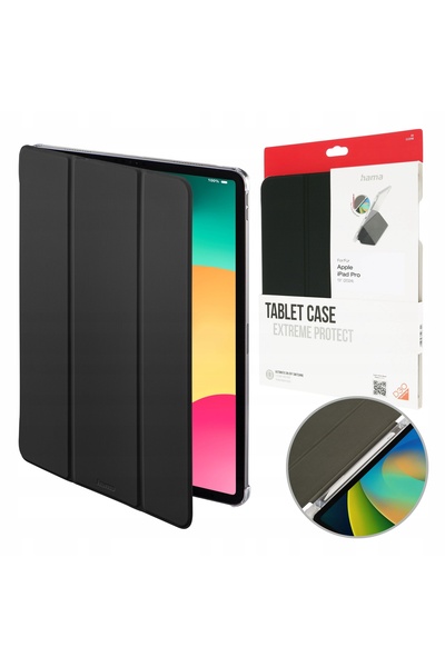 Hama Husă Protecție Extremă iPad PRO 13 " 2024 Negru Transparent