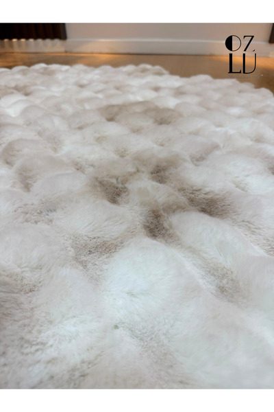 Özlü Home Bubble Kürk Post Halı yıkanabilir