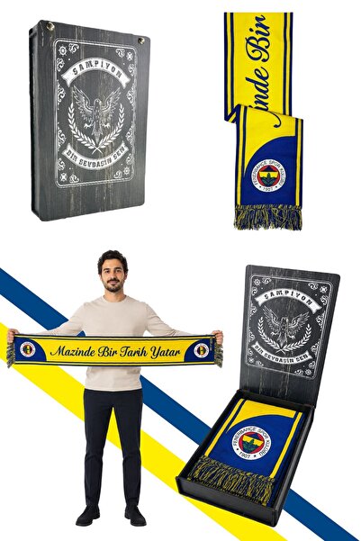 Fenerbahçe A Date in the Mazi̇nde, Woven Scarf, Laser Box, Gift
