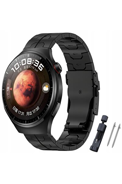 Angelo Watches Curea-brățară pentru smartwatch 22mm din titan + Teleskopy