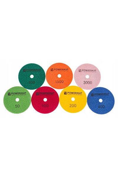 Powermat Set de discuri diamantate pentru șlefuirea granitului, disc umed