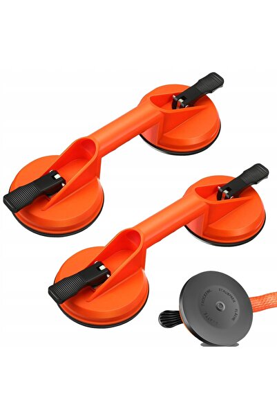 bedee Ventuză dublă pentru sticlă, faianță, tablă, cu blocare, 100 kg, 120 mm...