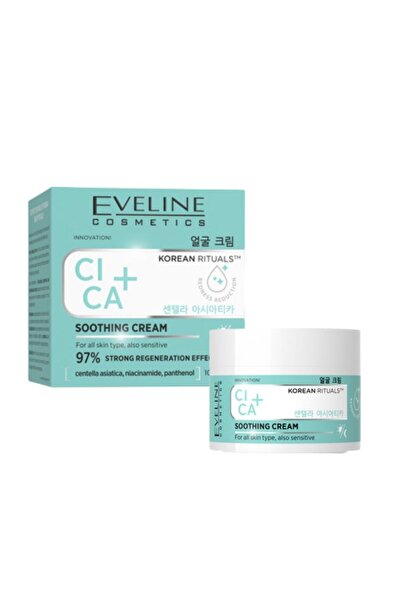 Eveline Ritualuri Coreene Cica+ Cremă de față calmantă Zi/Noapte 50ml