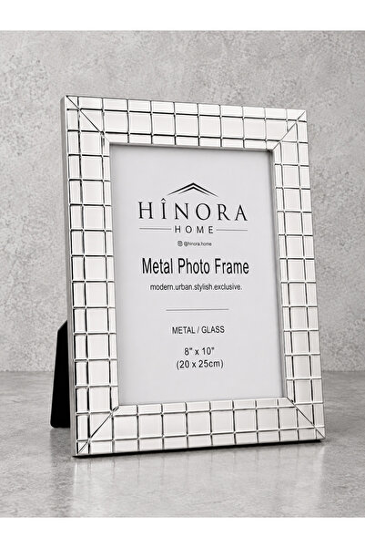 Hinora Ramă foto din metal cu model mozaic – Ramă decorativă pentru fotografi...