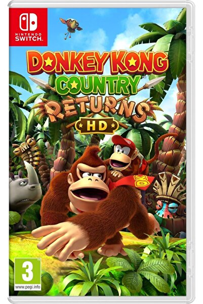 CERTEZA Donkey Kong Country Returns HD for Nintendo Switch - New Original