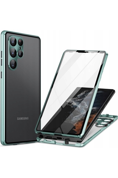 XGSM Carcasă magnetică DUAL GLASS pentru Galaxy S23 Ultra