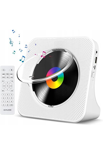 Gueray CD Player cu Bluetooth 5.0, Radio FM și difuzoare