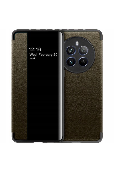 ERBORD Husă tip carte cu vizualizare laterală pentru Realme 12 Pro 5G / 12 Pr...