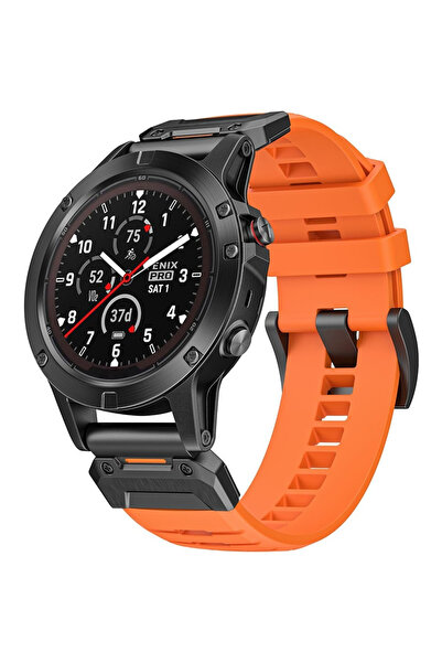 ERBORD Curea QUICKFIT din silicon pentru Garmin Fenix 5 6 6 Pro 7 8 47MM