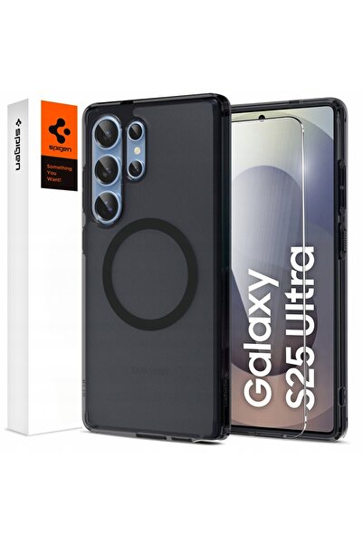 Spigen Husă MagSafe pentru Samsung Galaxy S25 Ultra, Ultra Hibridă + Sticlă 9H