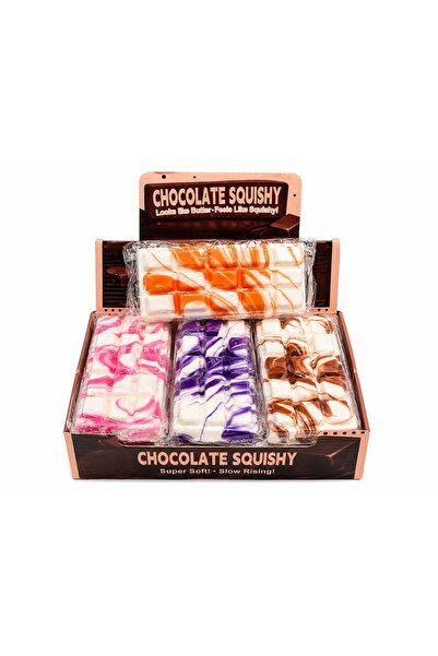 Generic Brand Chocolate Squishy – Jucărie Antistres în Formă de Tabletă de Ci...