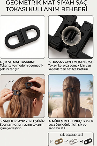 AURRARİ Siyah Magnetli 2'li Mıknatıslı Toka