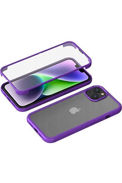 XGSM Husă cu sticlă dublă rapidă pentru iPhone 14 Plus, Husă
