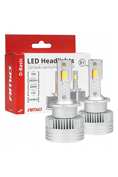 AMIO Becuri LED D-Basic D4S D4R 6000K canbus