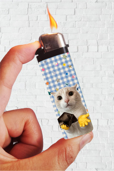 SARANG Kedi Money Kaplamalı Çakmak