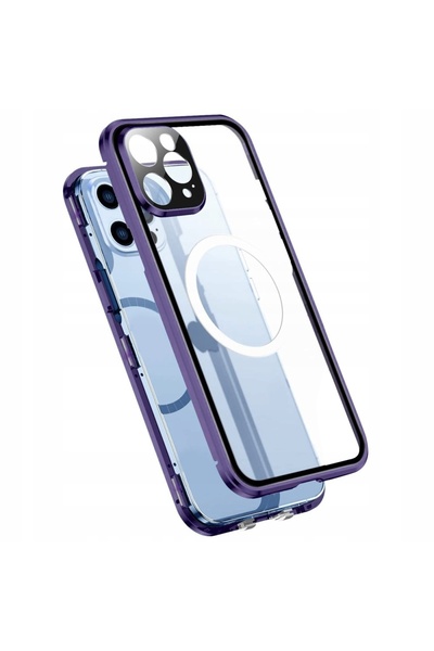 XGSM Carcasă magnetică DUAL GLASS pentru iPhone 14 Pro Max