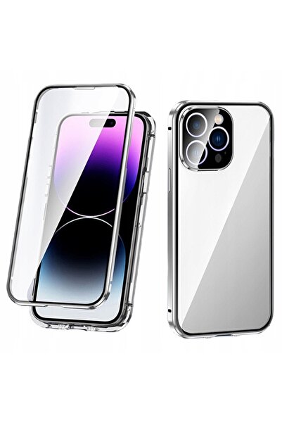 ERBORD Husă magnetică DUAL GLASS pentru iPhone 16 Pro Max, protecție cameră, ...