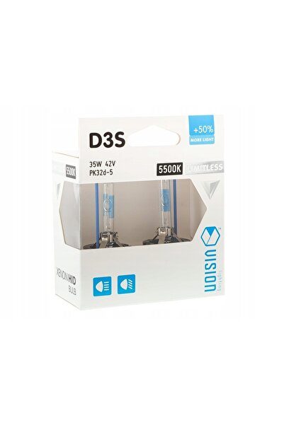 Vision Becuri Xenon Auto D3S 5500K 42V 35W PK32d-5 +50%