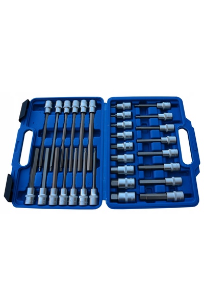 SATRA Set de capete tubulare hexagonale 1/2 ", 30 piese. S-SH3012
