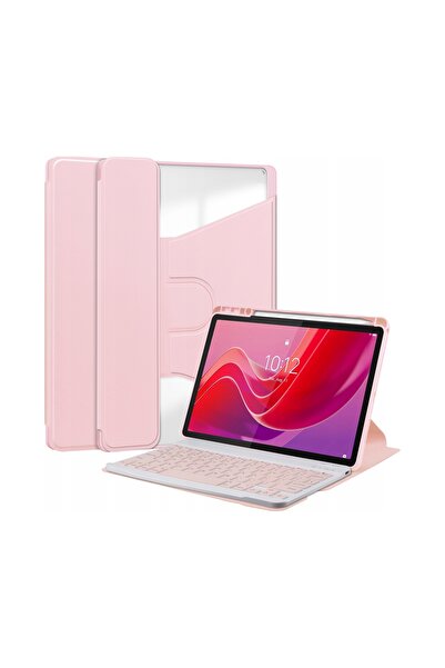 ERBORD Husă cu tastatură pentru Lenovo Tab M11, husă Bluetooth cu capac rotativ