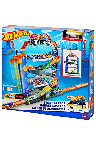 HOT WHEELS SET PREMIUM ȘINĂ DE ELEVARE GARAJ PENTRU AUTO "