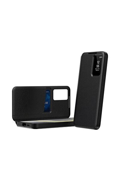 ERBORD Husă tip carte cu funcție Smart View pentru Samsung Galaxy S25 Ultra