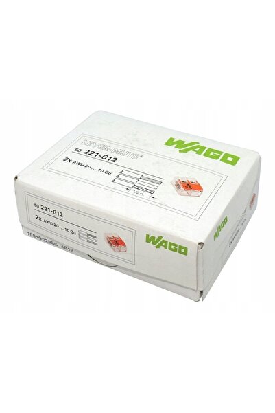 WAGO Conector rapid 221-612 0,5-6 mm² / 2, 50 bucăți