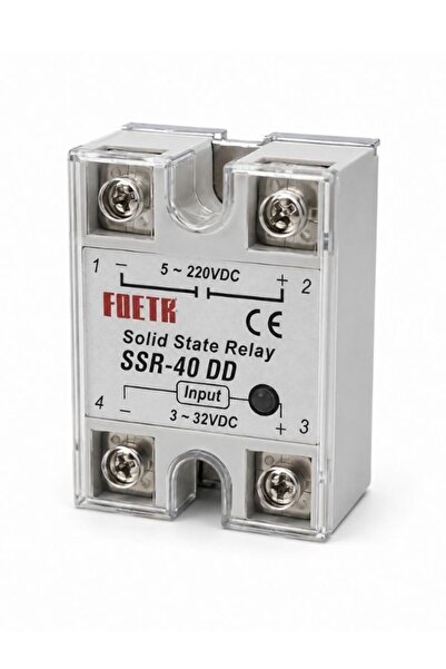 GÜMRÜK BEY SSR-40DD 40A DC-DC Tek Faz Katı Hal Rölesi