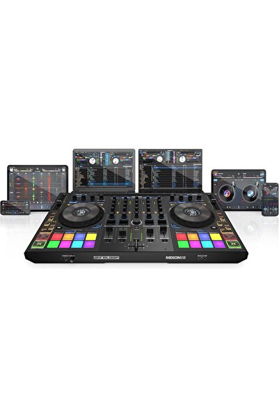 Reloop Mixon 8 Pro | 4-Kanallı Profesyonel Hybrid DJ Controller | Serato DJ P...