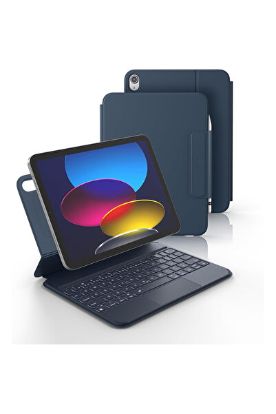 Dexnor Husă cu tastatură și touchpad pentru iPad 10.9 " generația a 10-a, iPa...