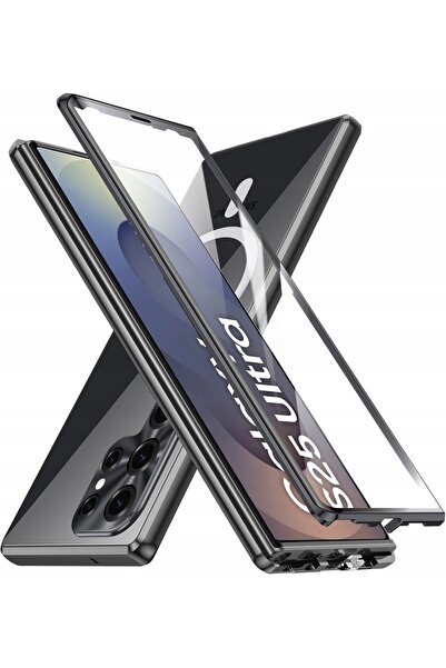 ERBORD Husă magnetică DUAL GLASS pentru Samsung Galaxy S25 Ultra, compatibilă...