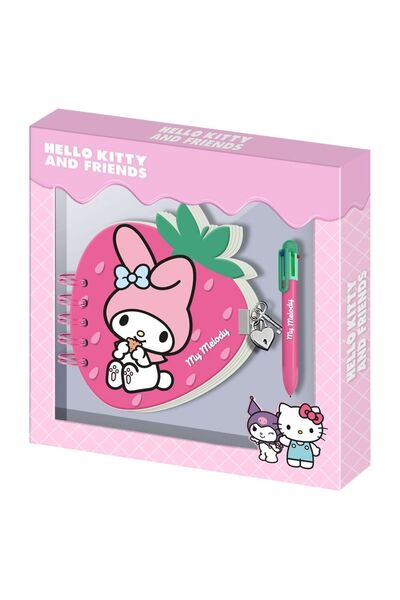 Karactermania Hello Kitty and Friends My Melody Strawberry Diary + pen