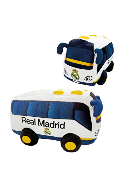 Real Madrid jucărie de pluș autobuz 32cm