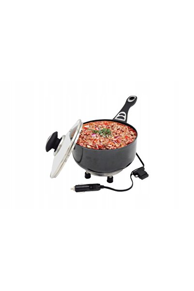 AMIO Oală electrică rotundă cu capac pentru mașină 18cm x 8cm 250W 24V