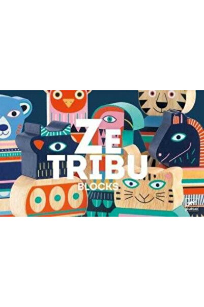 djeco Zetribu animal figurine building set,