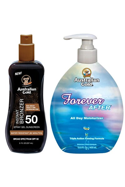 Australian Gold Spray Gel Bronzant SPF50 + Forever After 400ml