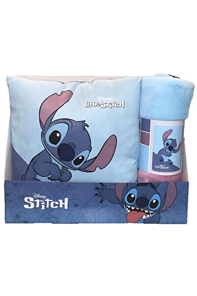Disney Set pătură polară și pernă Stitch