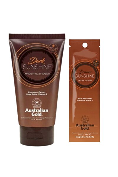 Australian Gold Soare Întunecat + Pliculeț Bronzant