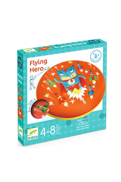 djeco Flying Hero Frisbee,